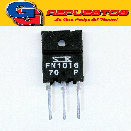 TRANSISTOR FN 1016 NPN, 160 V, 8 A, 70 W, 80 MHz, TO3P