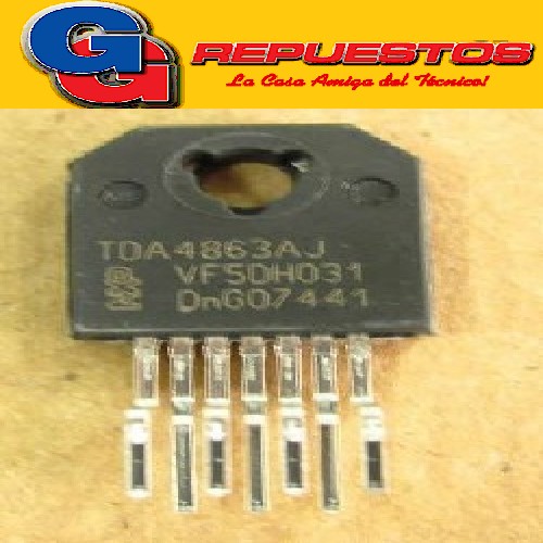 CIRCUITOS INTEGRADOS TDA4863AJ VERTICAL 7 PIN