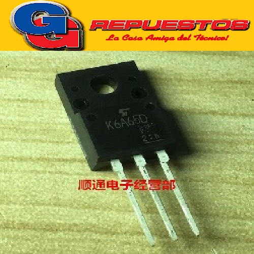 TRANSISTOR TK6A65D Switching Regulator Applications K6A65D TK6A65D TOS 6A 650V