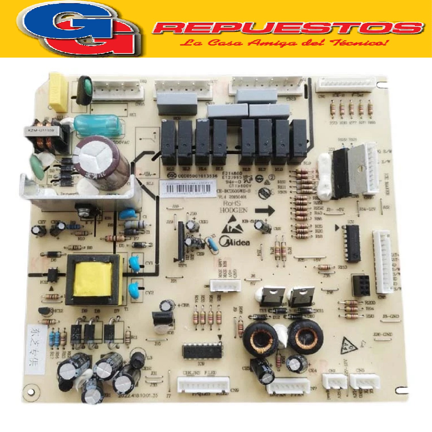PLAQUETA MAIN DE CONTROL HELADERA PHILCO PHSB570XA ORIGINAL  SIDE BY SIDE ATAM-SIAM-MIDEA (UNIDAD DE CONTROL ORIGINAL) Cod.Origen: 17131000000252-17131000000168 PARA (SIAM-ATMA-PHILCO-MIDEA) Placa principal de control PH SB570XA