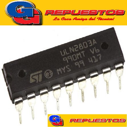 ULN 2803 / 2803A -DIP18- CIRCUITO INTEGRADO ARREGLO DARLINGTON 50V/500MA