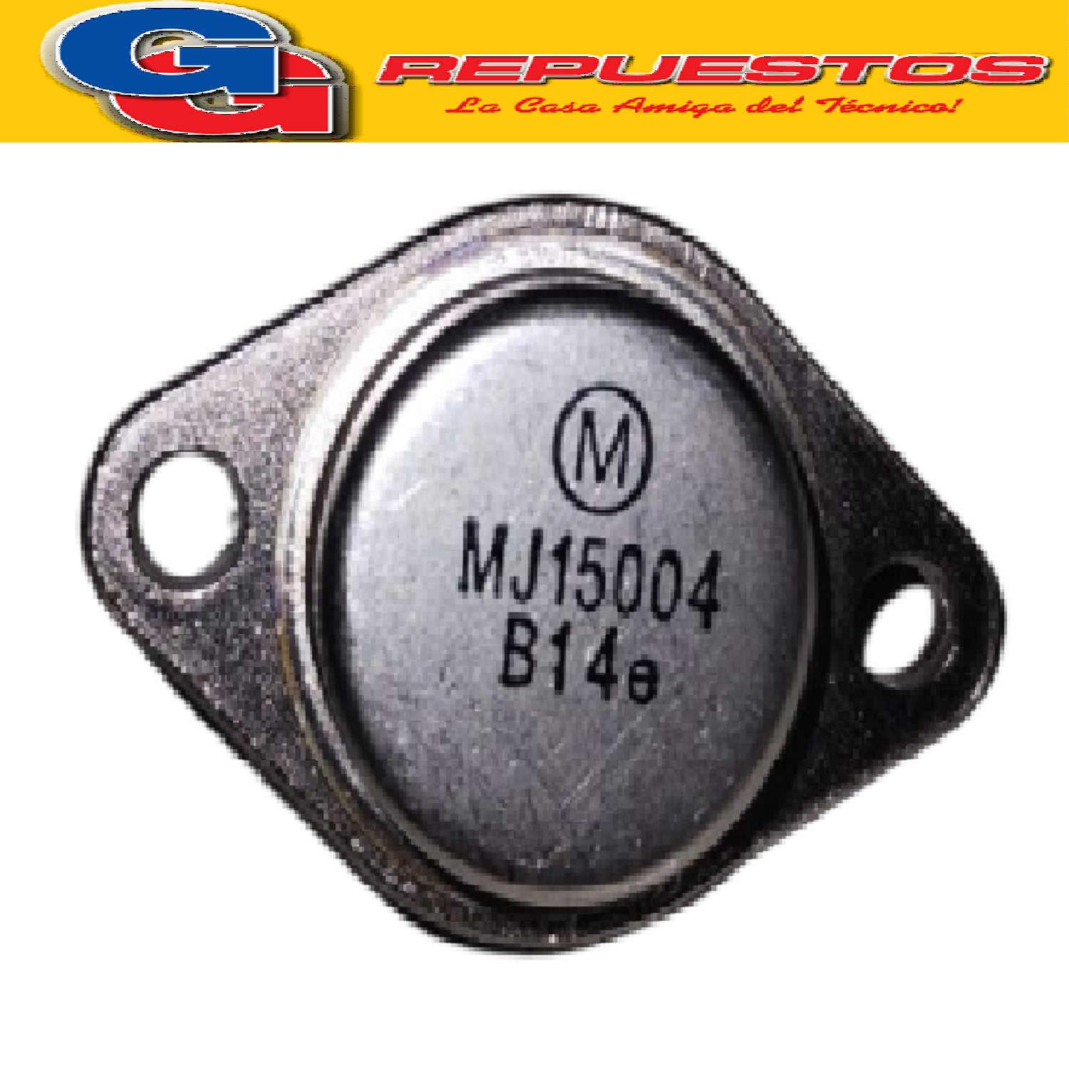 TRANSISTOR MJ15004 PNP 20A,140V,250W