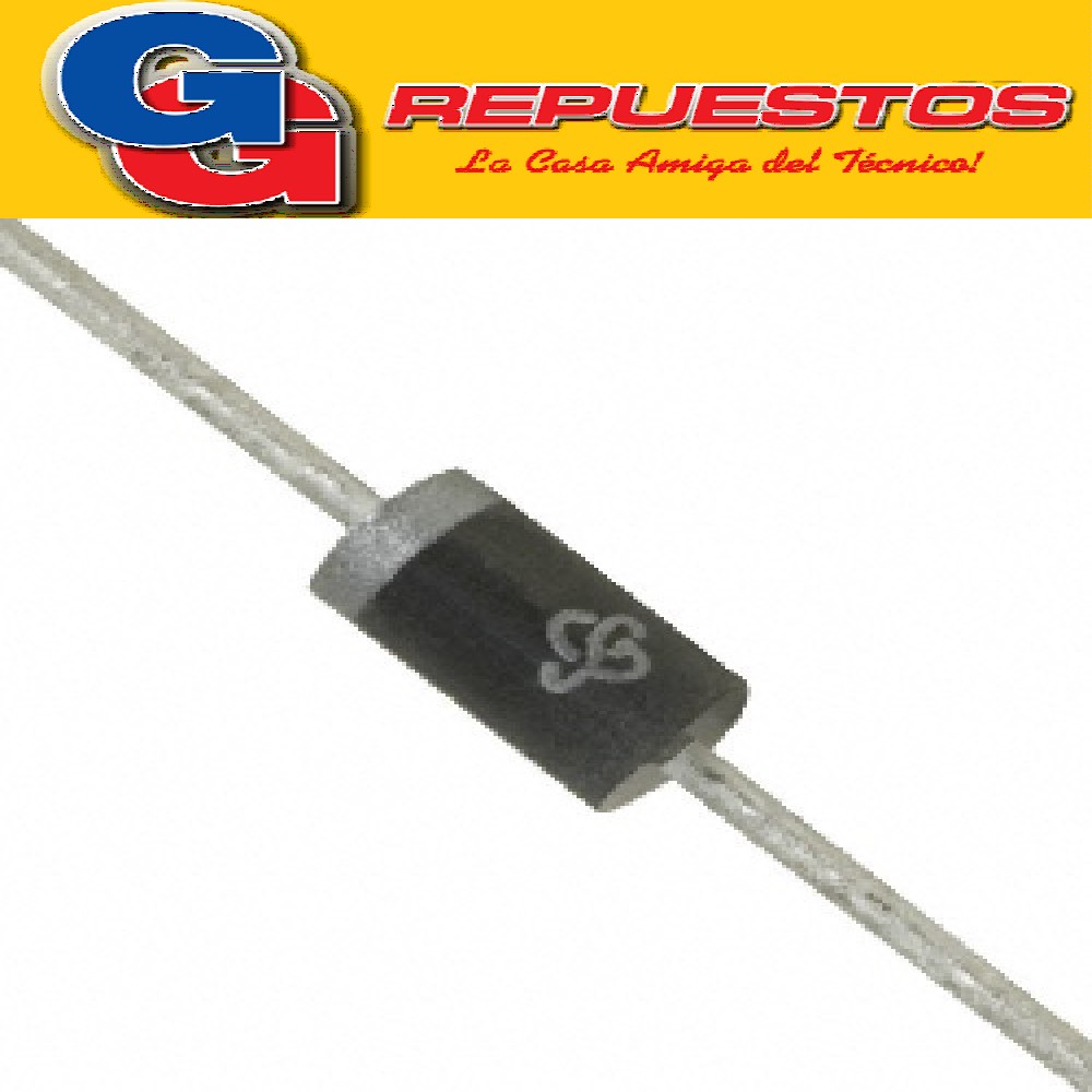 RGP15D DIODO RAPIDO RECTIFICADOR 200V/1.5A